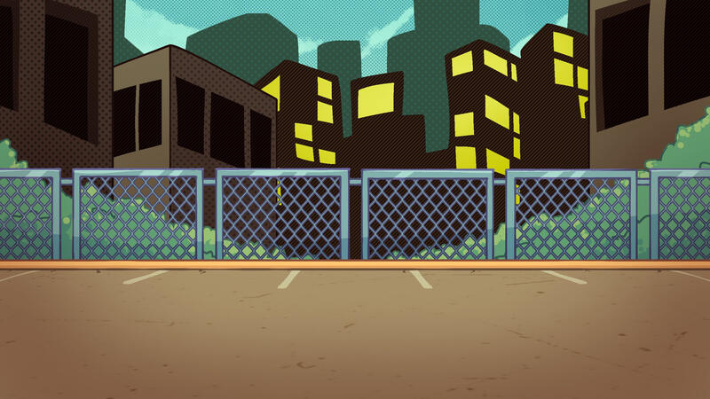 Parking Lot Background
