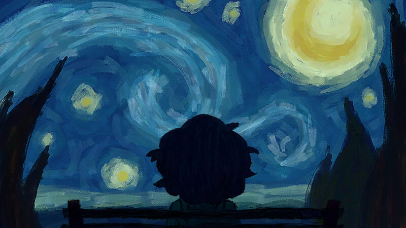 Gazing at the Starry Night
