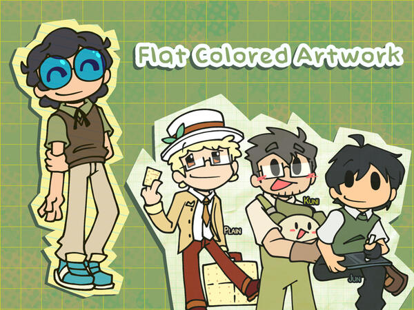 Flat-Colored Artwork